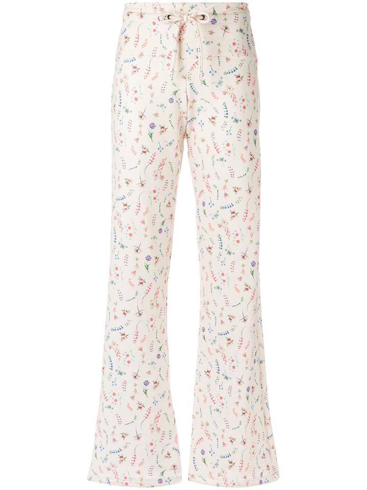 Olympiah Printed Flared Trousers - Multicolour