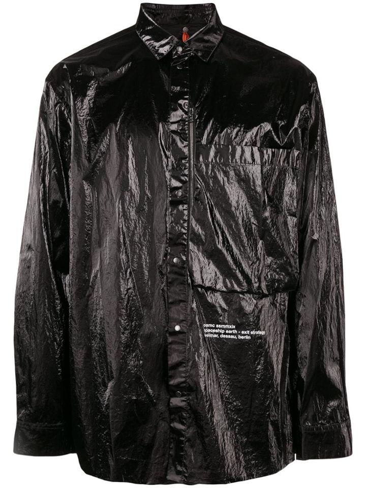 Oamc Press Stud Jacket - Black