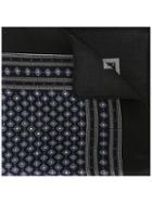 Dolce & Gabbana Patterned Pocket Square, Men's, Black, Silk
