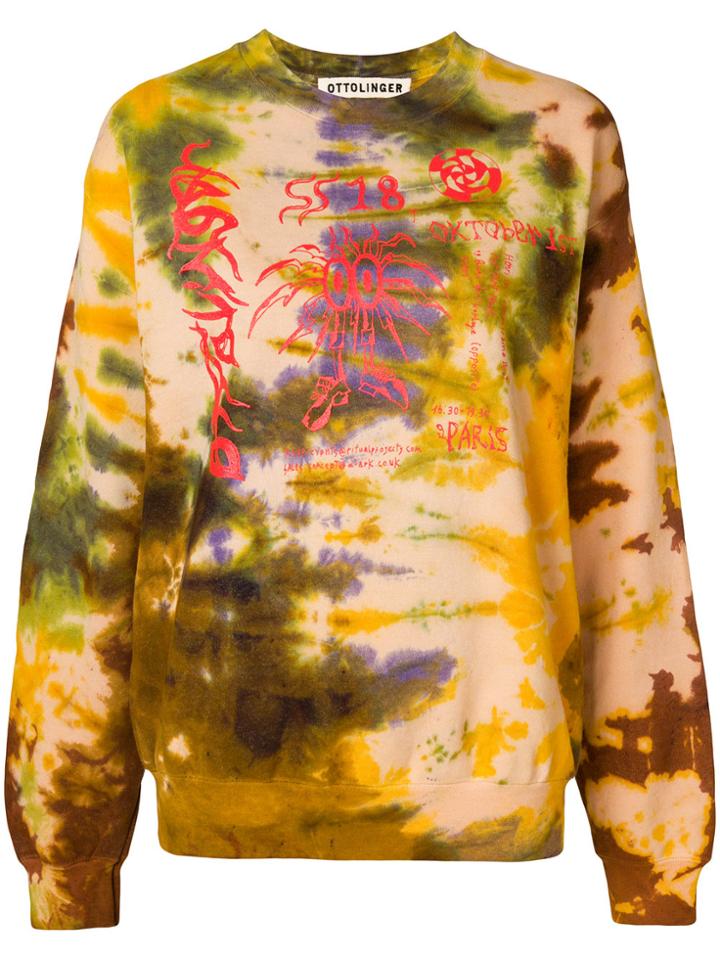 Ottolinger Tie Dye Sweater - Yellow & Orange