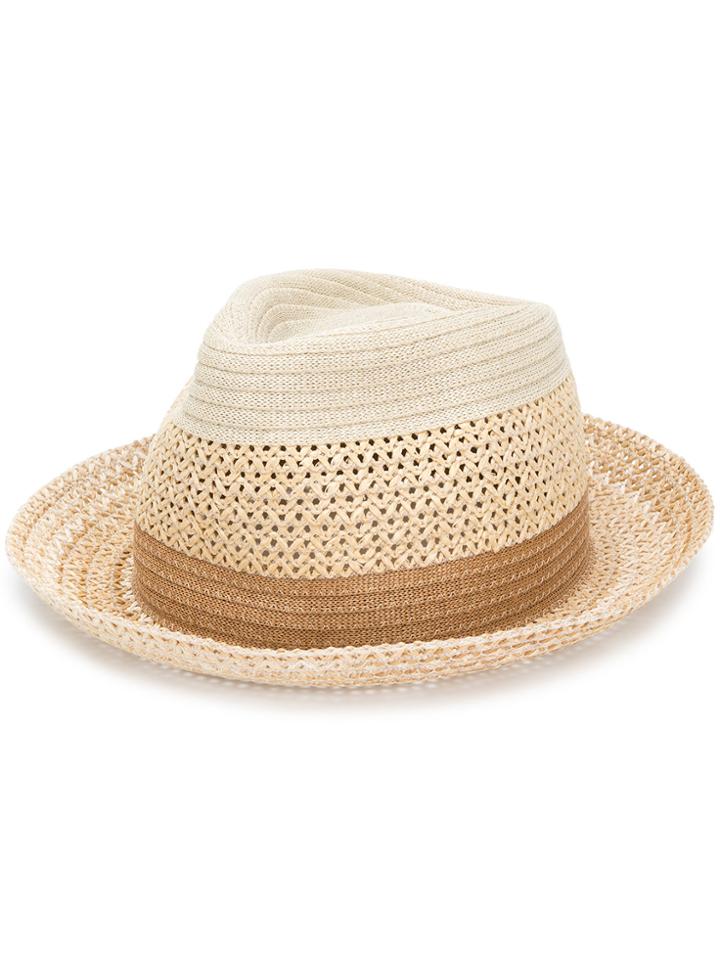 Paul Smith Straw Hat - Nude & Neutrals