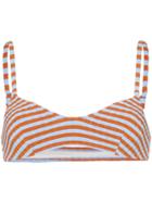 Solid & Striped The Rachel Striped Ribbed Bikini - Blue