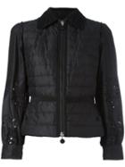Moncler Stencil Padded Jacket, Women's, Size: 1, Black, Cotton/polyamide/goose Down