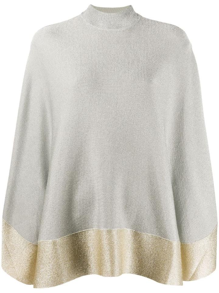 Missoni Contrast Hem Jumper - Grey