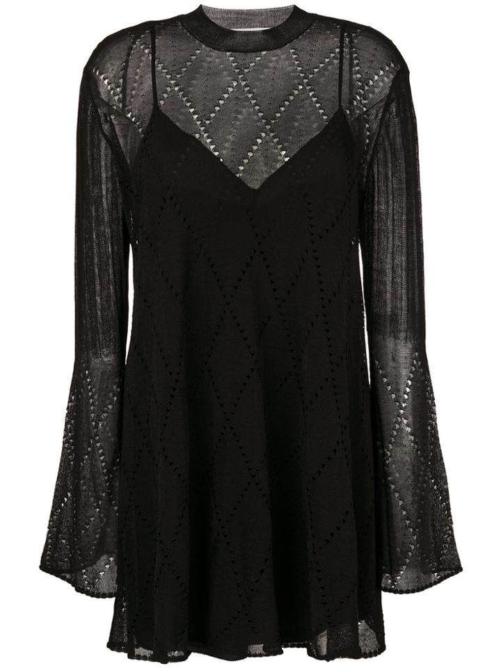 Mcq Alexander Mcqueen Mini Dress - Black