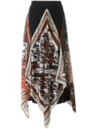 Jean Paul Gaultier Vintage Asymmetric Printed Skirt