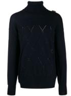 Versace Collection Relaxed Jumper - Blue