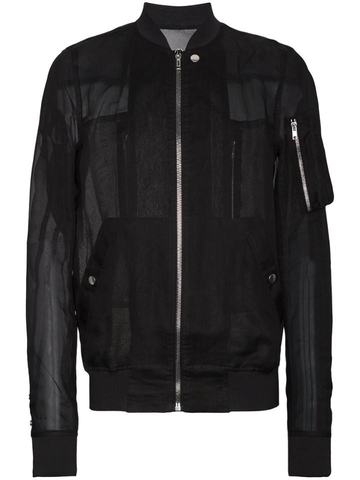 Adidas By Rick Owens Ma-1s Bomber Jacket - Black