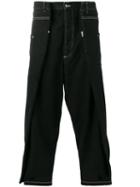 Christopher Shannon Loose Fit Trousers, Men's, Size: 32, Black, Cotton