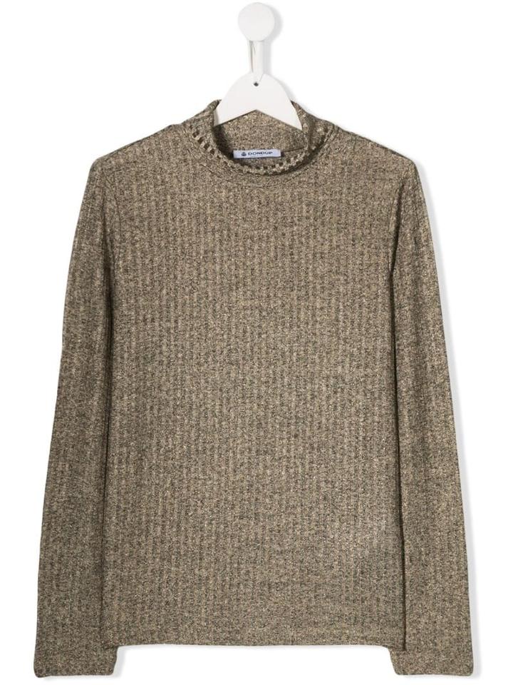 Dondup Kids Teen Glittery Top - Gold