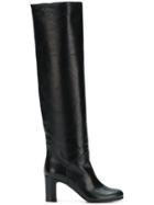 L'autre Chose Mid-heel Knee Boots - Black