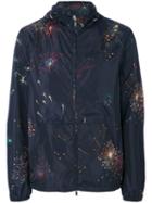 Valentino - Fireworks Print Windbreaker - Men - Polyamide - 48, Blue, Polyamide