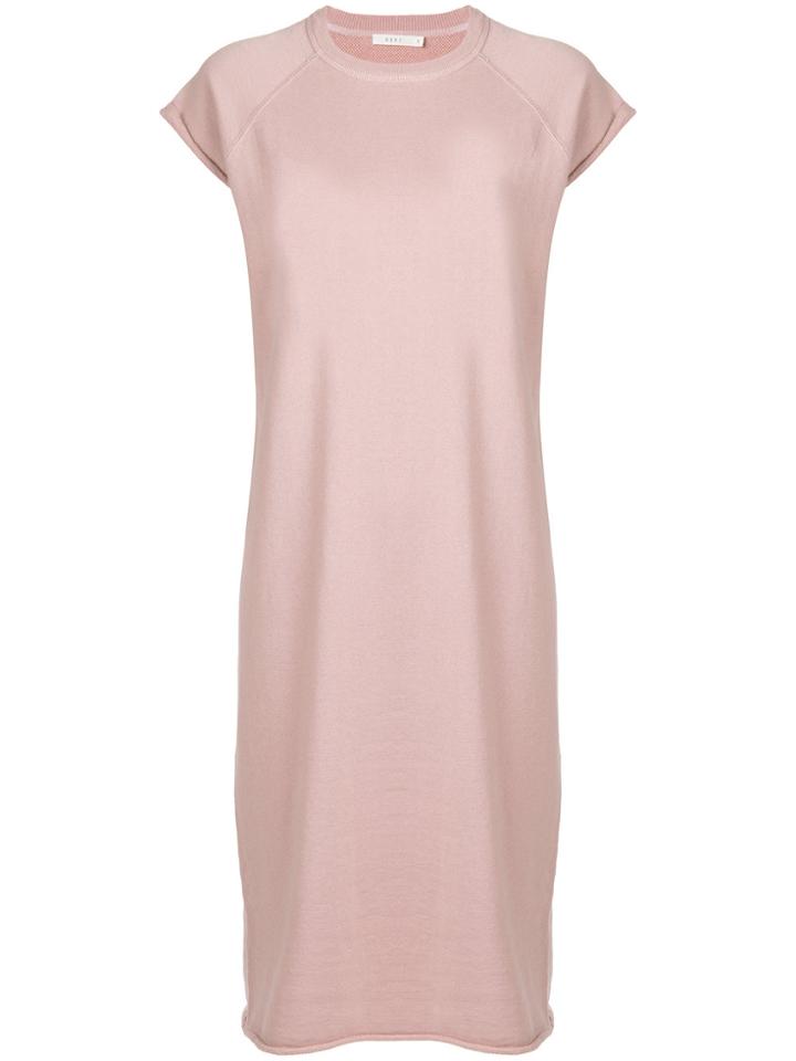6397 Midi T-shirt Dress - Pink & Purple