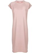 6397 Midi T-shirt Dress - Pink & Purple