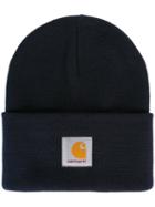 Carhartt Logo Patch Beanie Hat, Men's, Blue, Acrylic