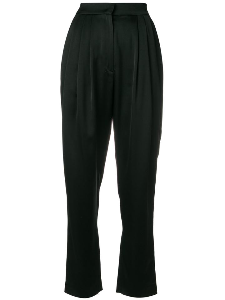 Philosophy Di Lorenzo Serafini High Waisted Pleated Trousers - Black