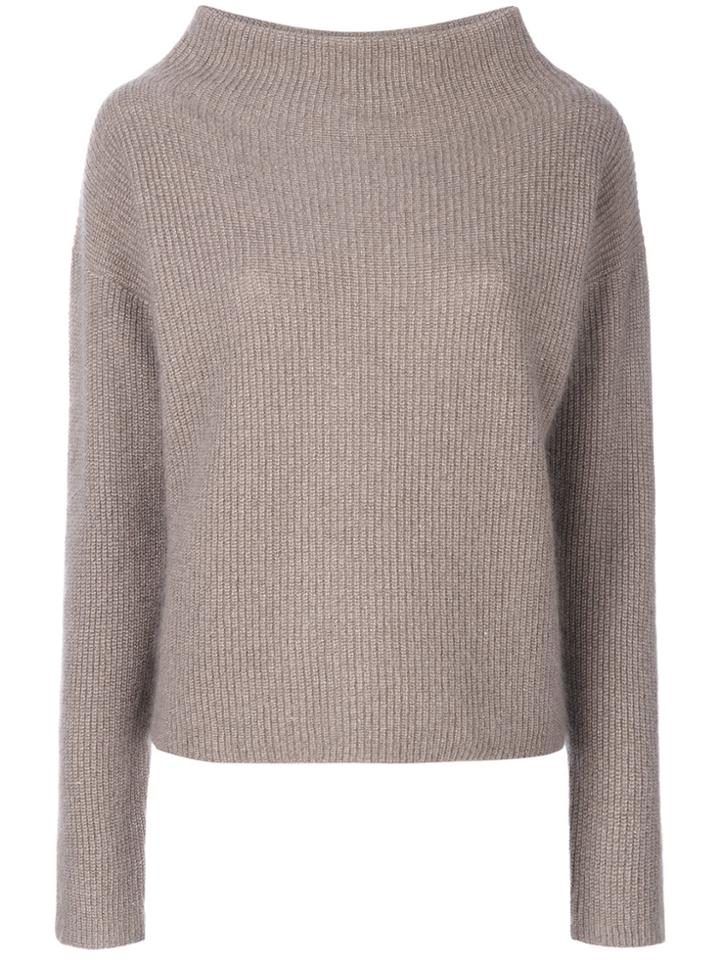 Fabiana Filippi Tubular Neck Sweater - Grey