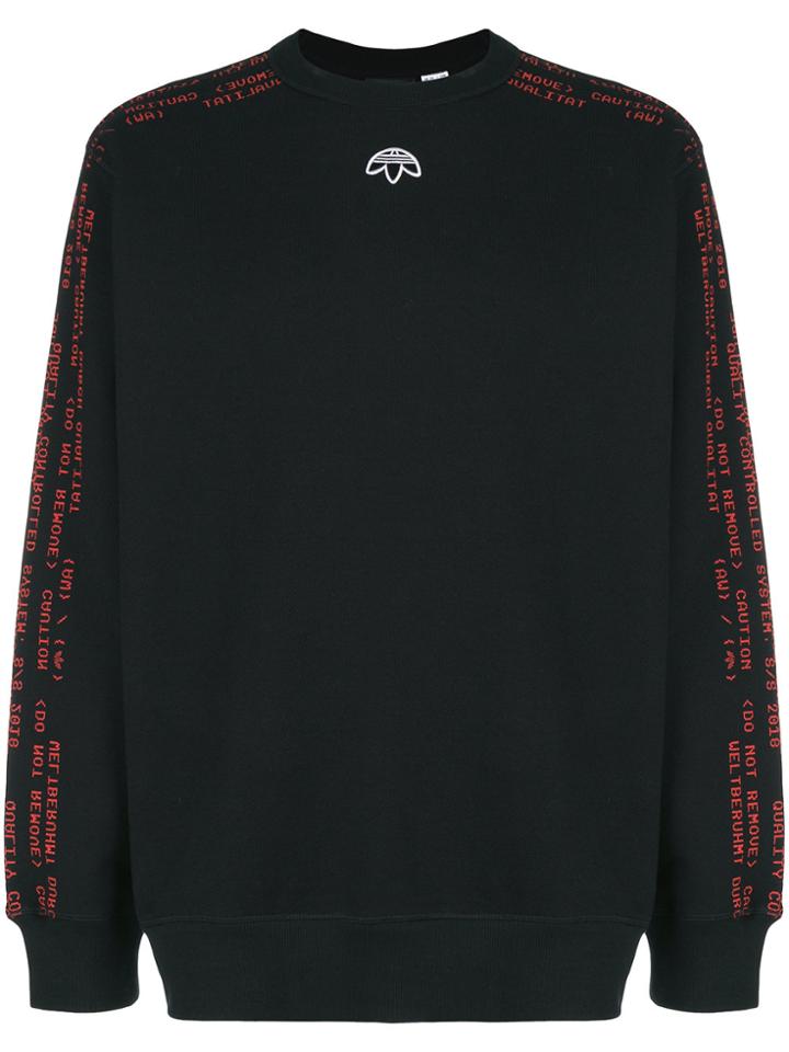 Adidas Originals By Alexander Wang Aw Crew Neck Sweatshirt - Black