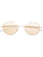 Thom Browne Eyewear Round Tinted Sunglasses - Gold