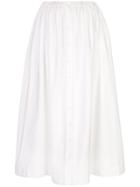 Carolina Herrera High Waisted Maxi Skirt - White