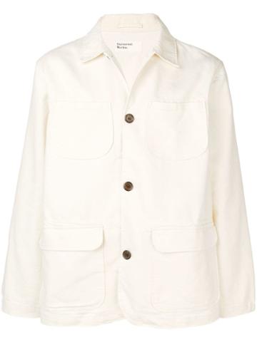 Universal Works Labour Shirt Jacket - White