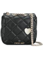 Twin-set Quilted Crossbody Bag, Women's, Black