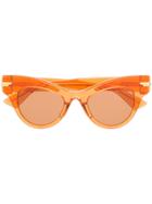 Bottega Veneta Eyewear The Original 04 Sunglasses - Orange