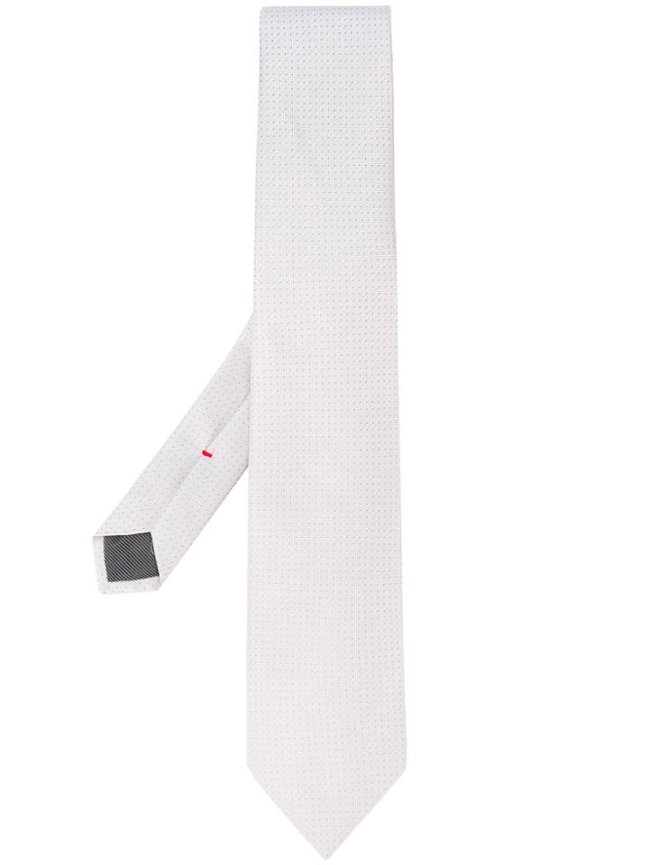 Dell'oglio Dotted Tie - Grey