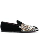 Dolce & Gabbana Tiger Design Loafers - Black