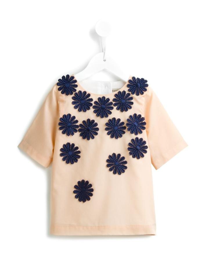Hucklebones London Daisy Blouse, Girl's, Size: 8 Yrs, Nude/neutrals