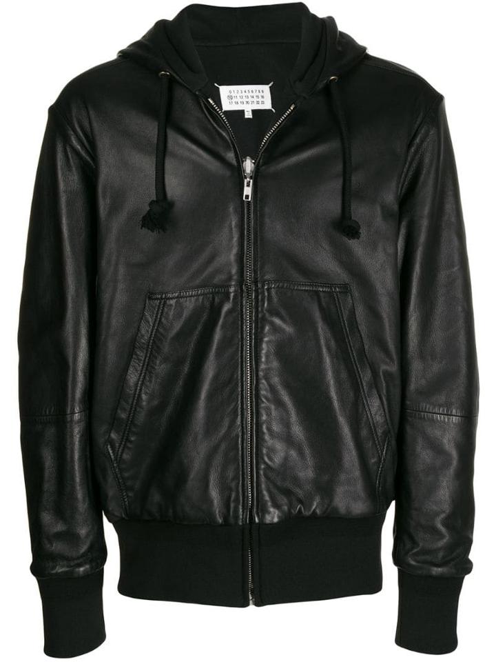 Maison Margiela Reversible Leather Jacket - Black