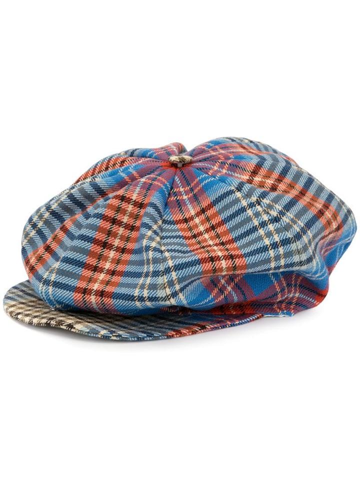 Charles Jeffrey Loverboy Loverboy Hat - Loverboy Shephards Tartan