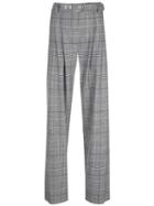 Proenza Schouler Plaid Exaggerated Pant-plaid Suiting - Black