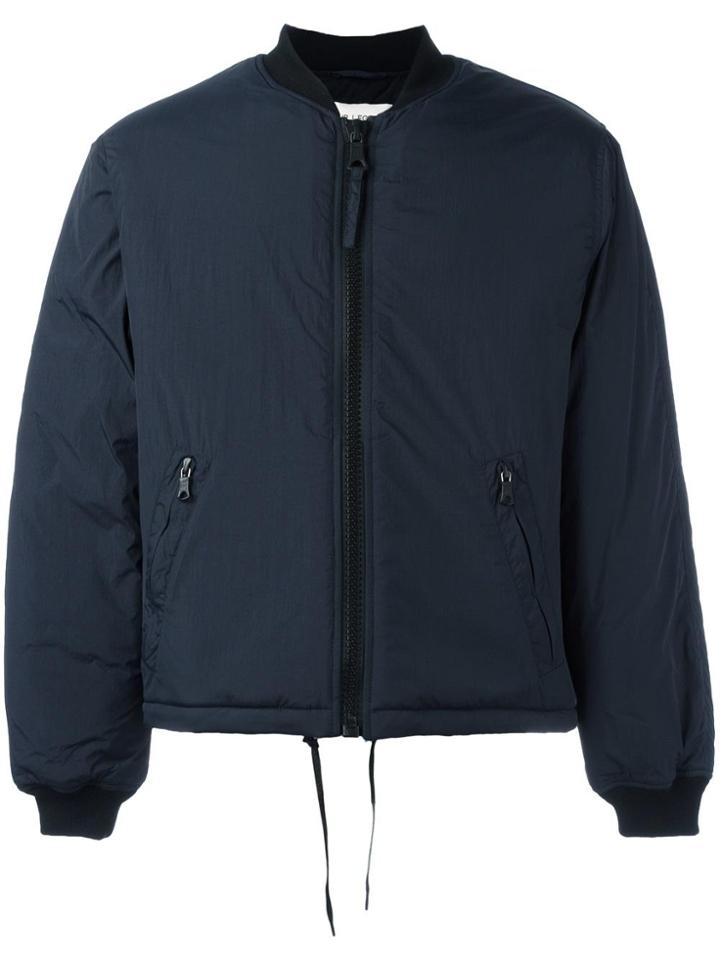 Our Legacy Puffed Effect Bomber Jacket - Blue