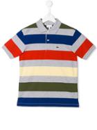 Lacoste Kids Short Sleeve Polo Shirt - Grey