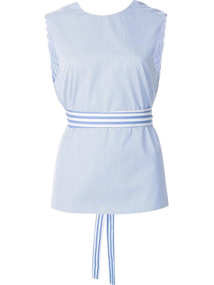 Rosetta Getty Wrap-detail Waist Top