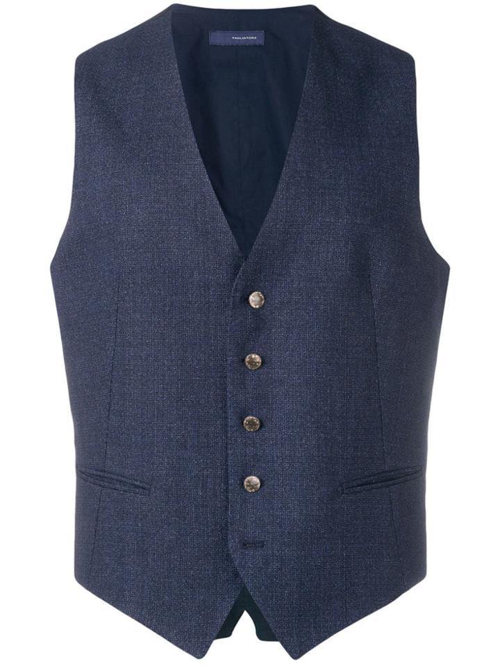 Tagliatore Brian Waistcoat - Blue