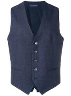 Tagliatore Brian Waistcoat - Blue