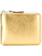 Comme Des Garçons Wallet 'gold Line' Wallet - Metallic