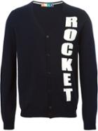 Msgm Rocket Intarsia Cardigan