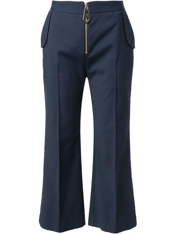 Tanya Taylor Front Zip Trousers