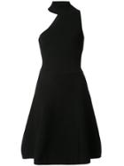 Cushnie Et Ochs High Neck Asymmetric Cut Out Dress - Black