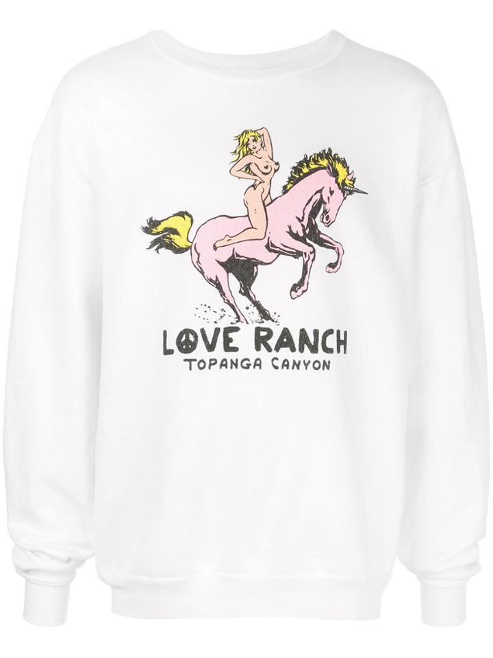Local Authority Love Ranch Sweatshirt - White