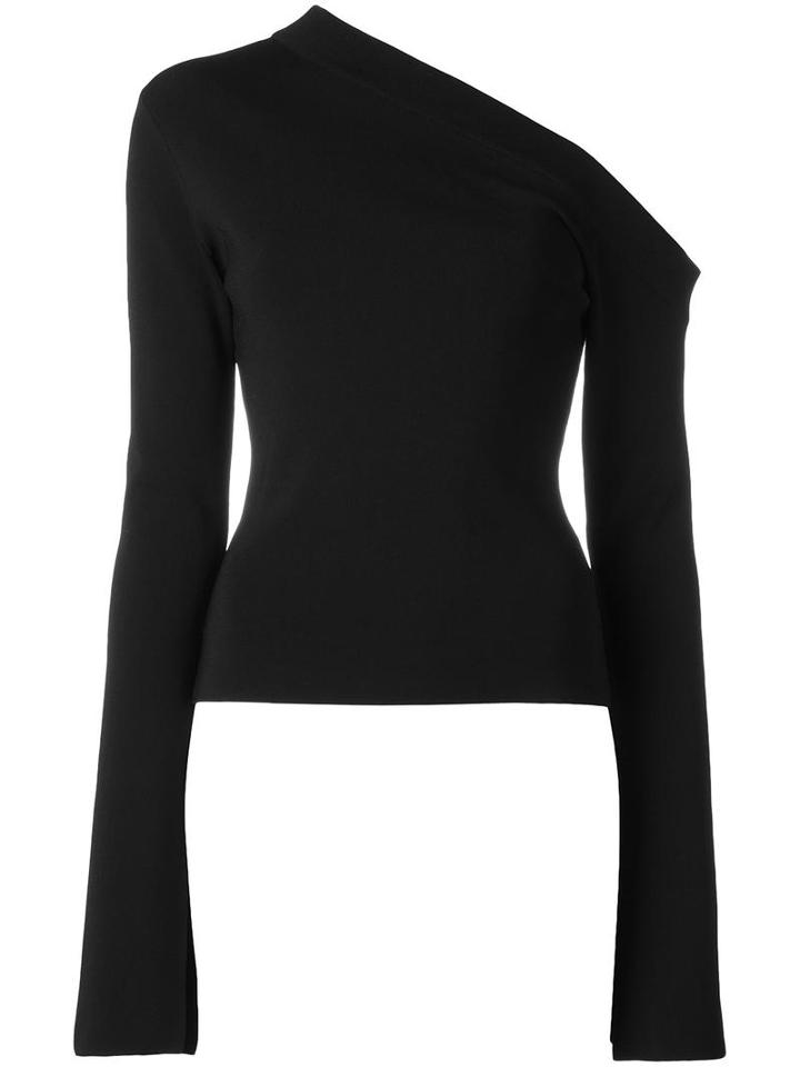 Solace 'kelsey' Off-shoulders Blouse, Women's, Size: 8, Black, Polyamide/spandex/elastane/viscose