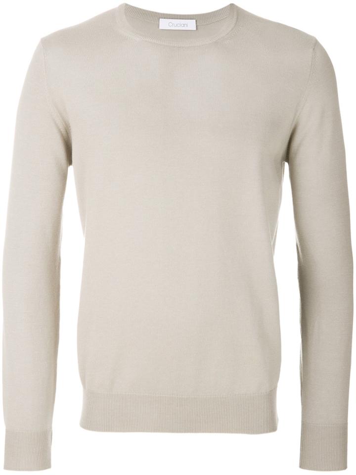 Cruciani Long Sleeved Sweatshirt - Nude & Neutrals