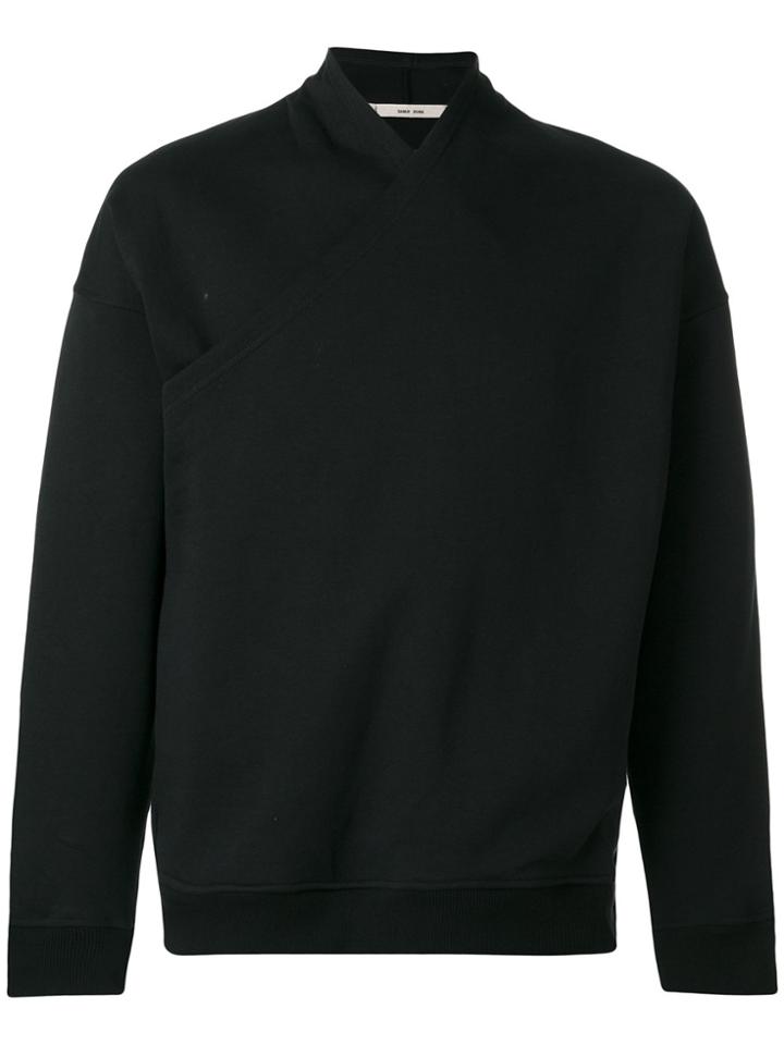 Damir Doma V-neck Sweatshirt - Black