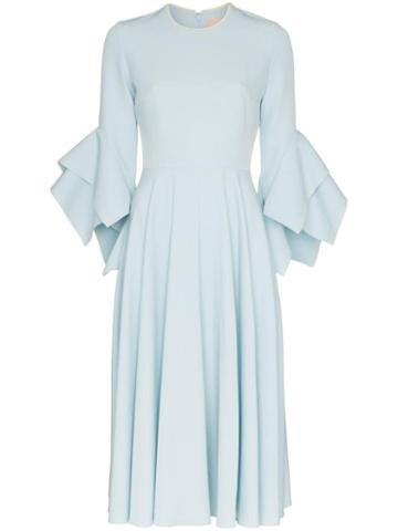 Roksanda Ayres Midi Dress - Blue