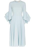 Roksanda Ayres Midi Dress - Blue