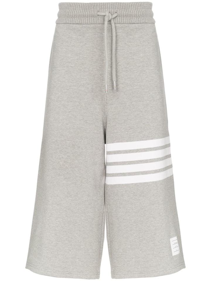 Thom Browne Striped Detail Track Pants - Grey