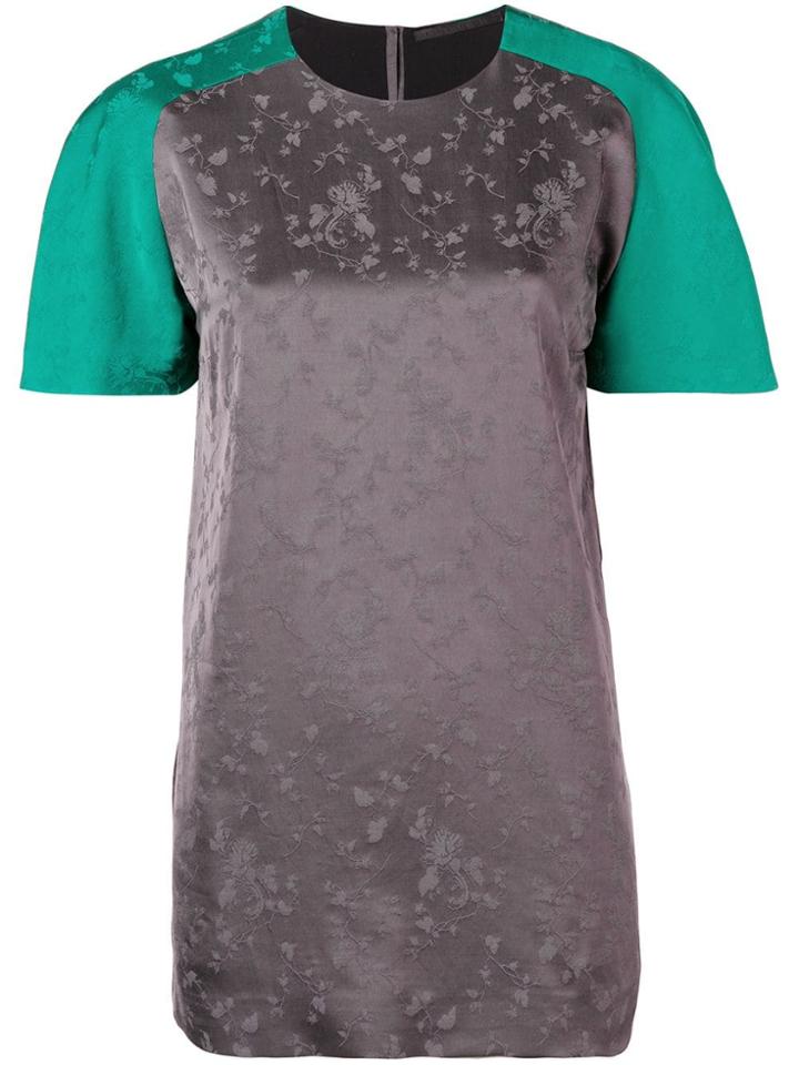 Haider Ackermann Floral Panelled Top - Grey